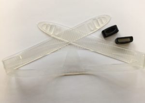 Maskestropp silicone, klar std-0